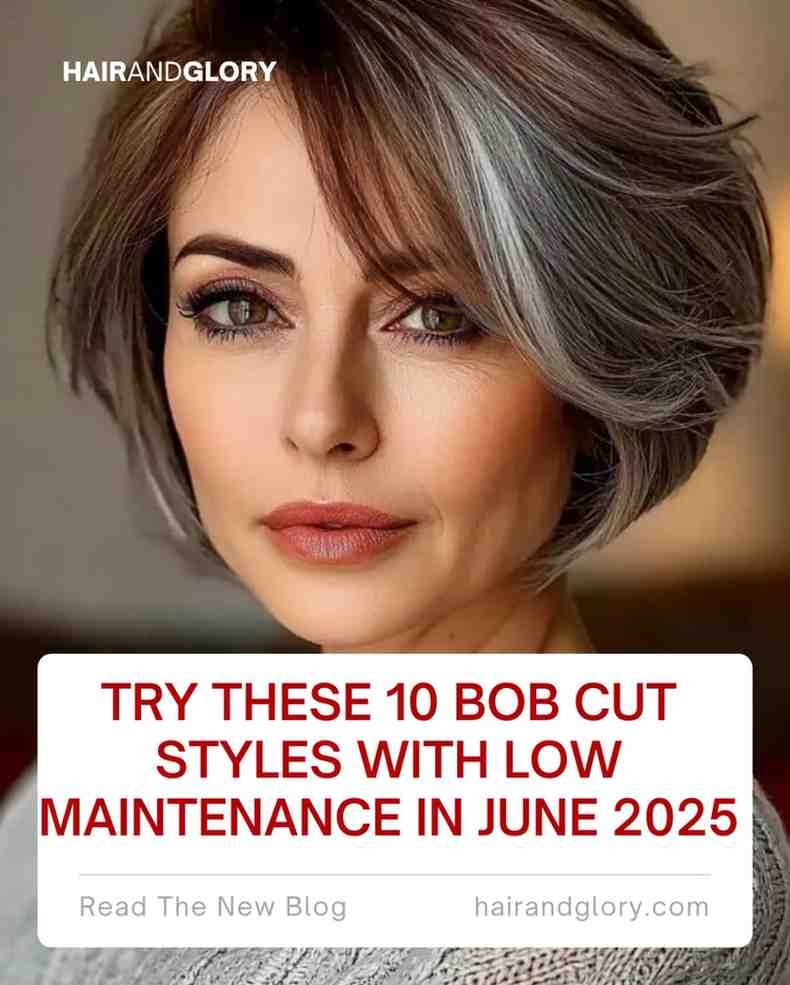Try These 10 Bob Cut Styles with Low Maintenance in June 2025