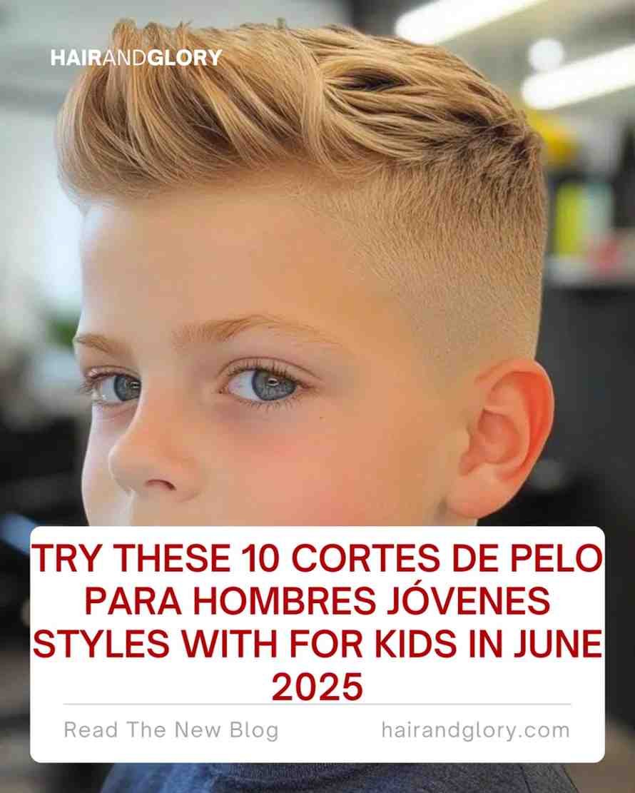 Try These 10 Cortes De Pelo Para Hombres Jóvenes Styles with for Kids in June 2025