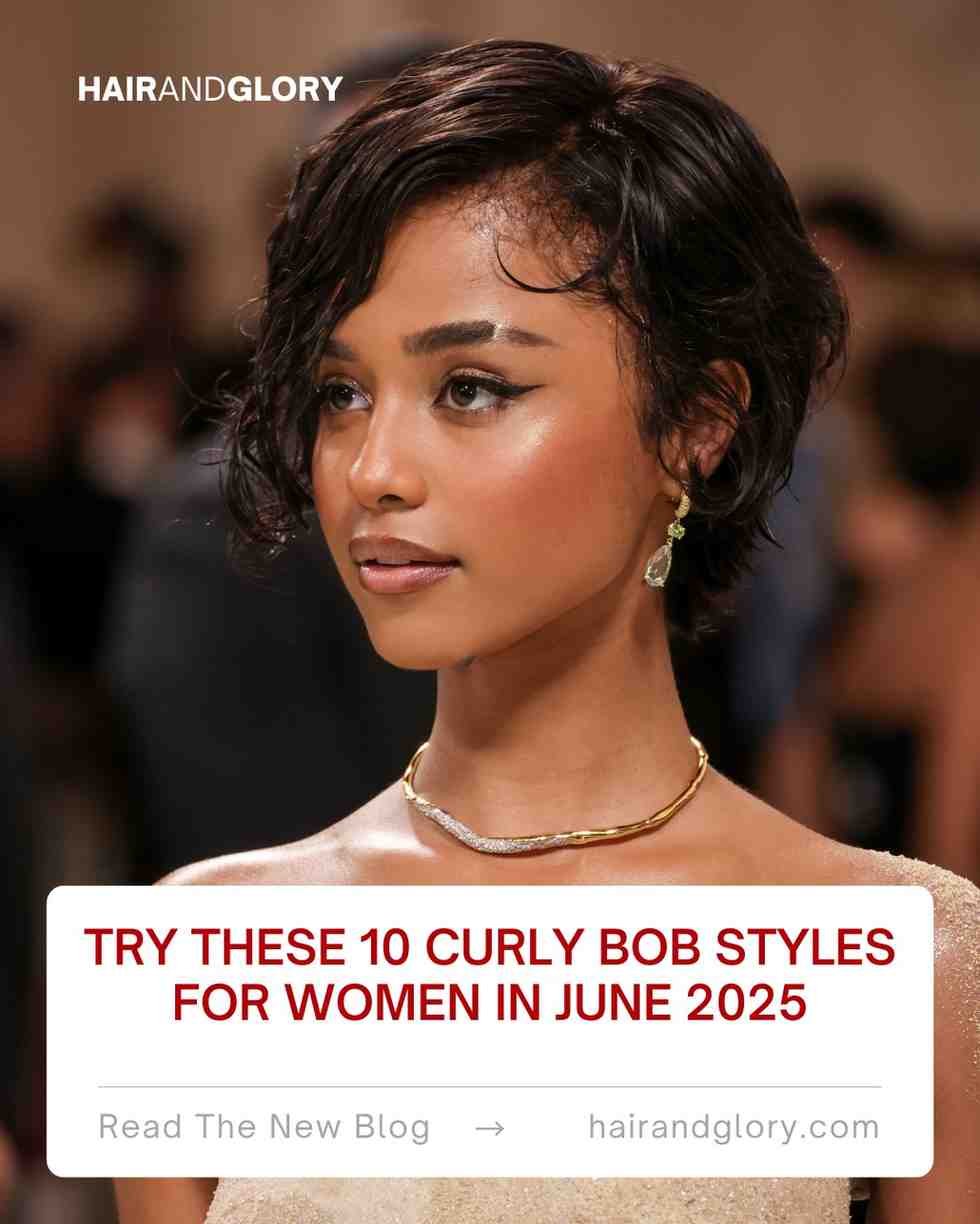 Try These 10 Curly Bob Styles for Women in June 2025