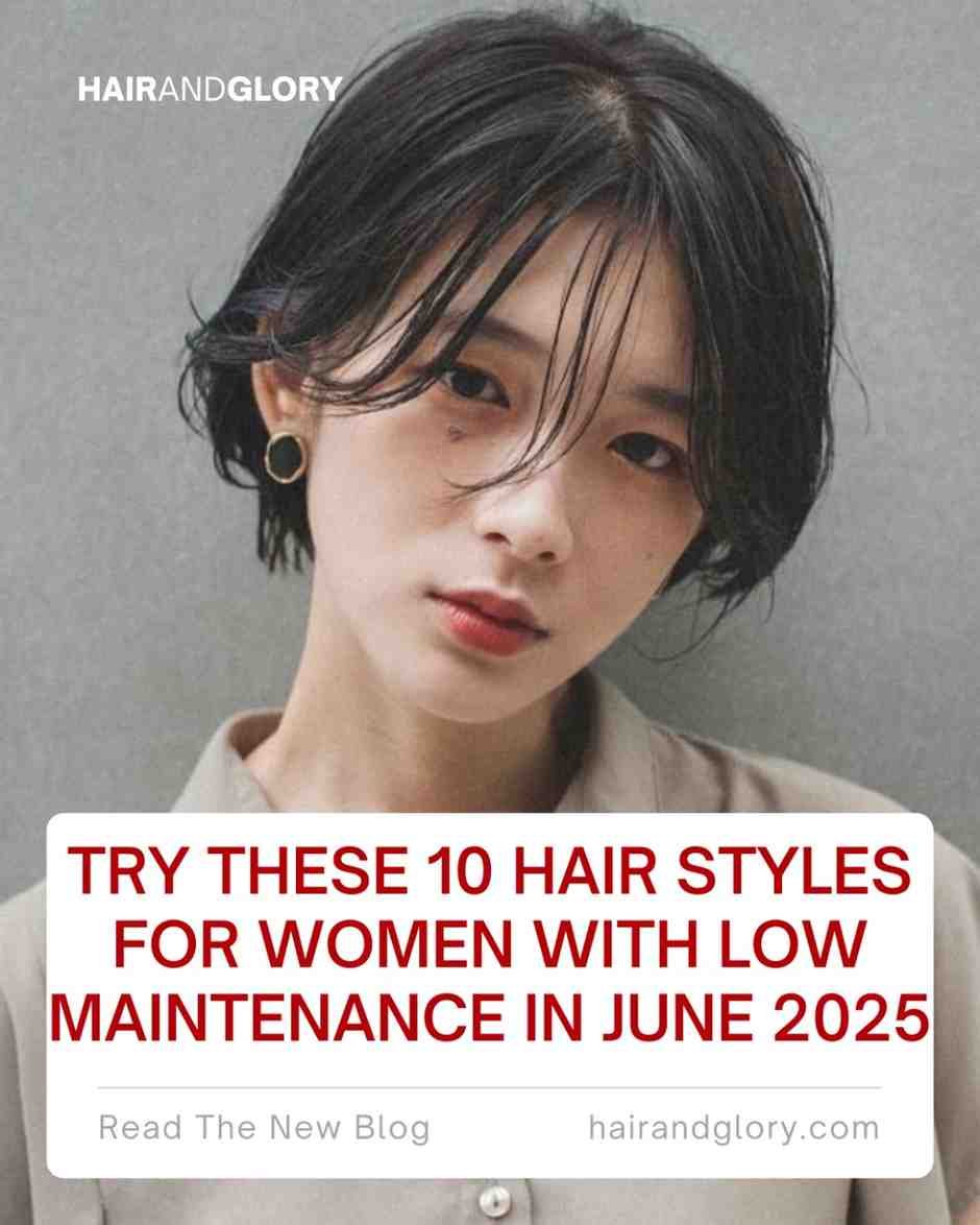 Try These 10 Hair Styles For Women with Low Maintenance in June 2025