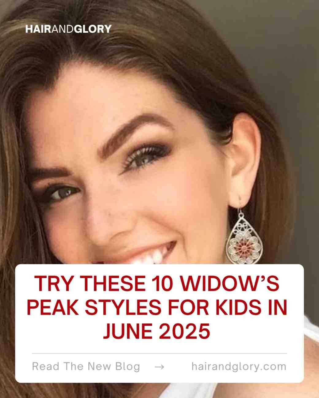 Try These 10 Widow’s Peak Styles for Kids in June 2025