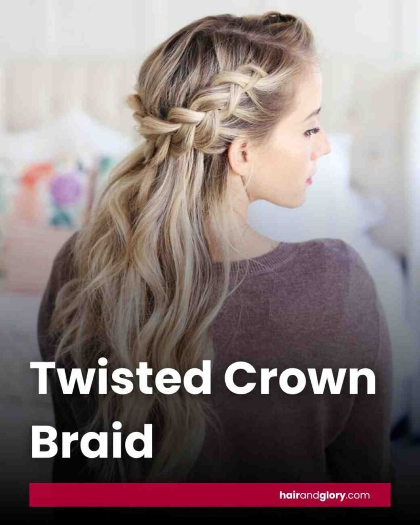 Twisted Crown Braid