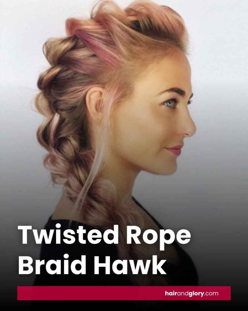 Twisted-Rope-Braid-Hawk