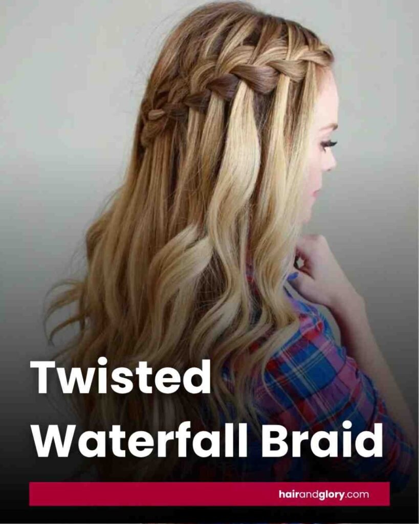 Twisted Waterfall Braid