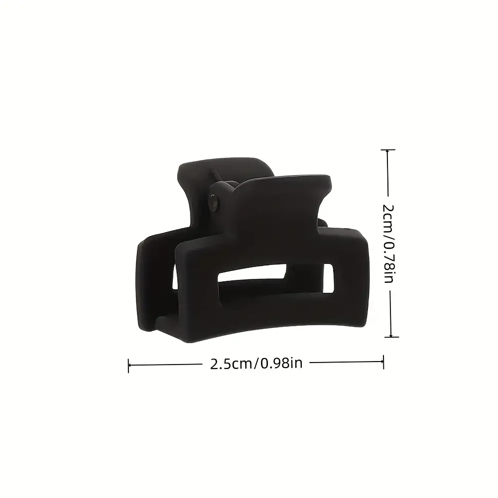 Section & Style Square Clips (Matte Black Multi-Pack) - Image 4