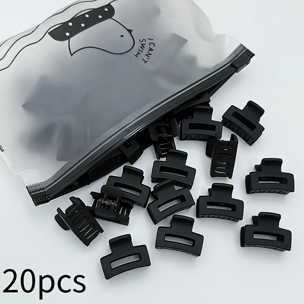 Section & Style Square Clips (Matte Black Multi-Pack) - Image 8