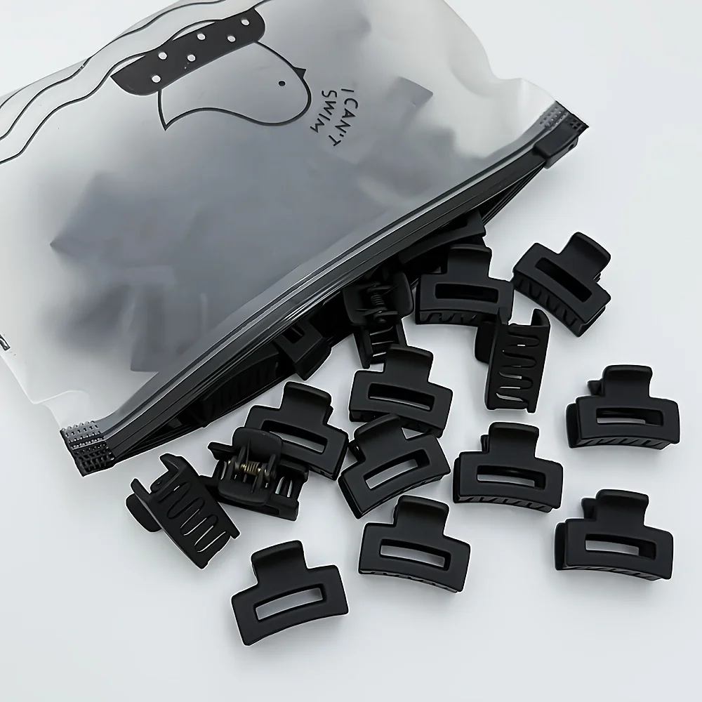Section & Style Square Clips (Matte Black Multi-Pack) - Image 2