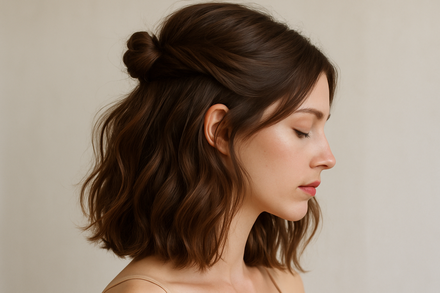 8 Effortless Half-Up Hairstyles Anyone Can Master (No Heat Needed)